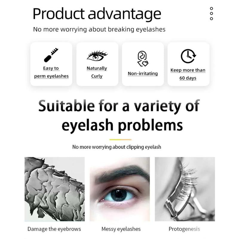 Professional Eyelash Perming Kit, Long-Lasting Lash Lift Kit, Nature Curling Eyelash Makeup Prodcuct, Perfect Birthday Gift for Women, Summer Essentials, Makeup Sets