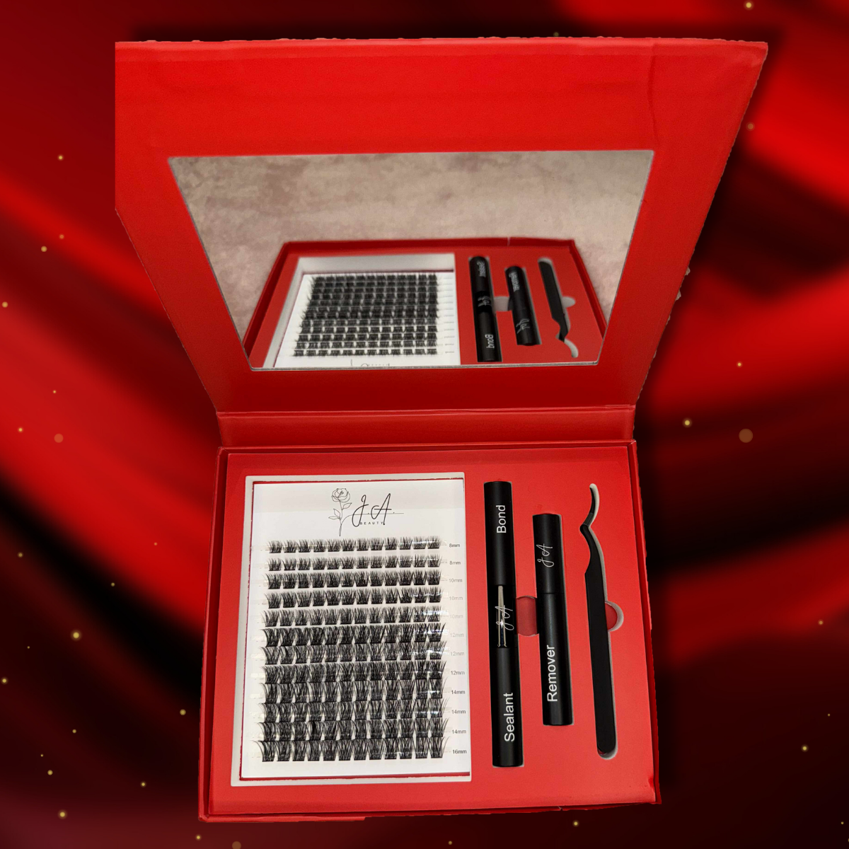 JA Beauty Natural Glam Cluster Lash Kit