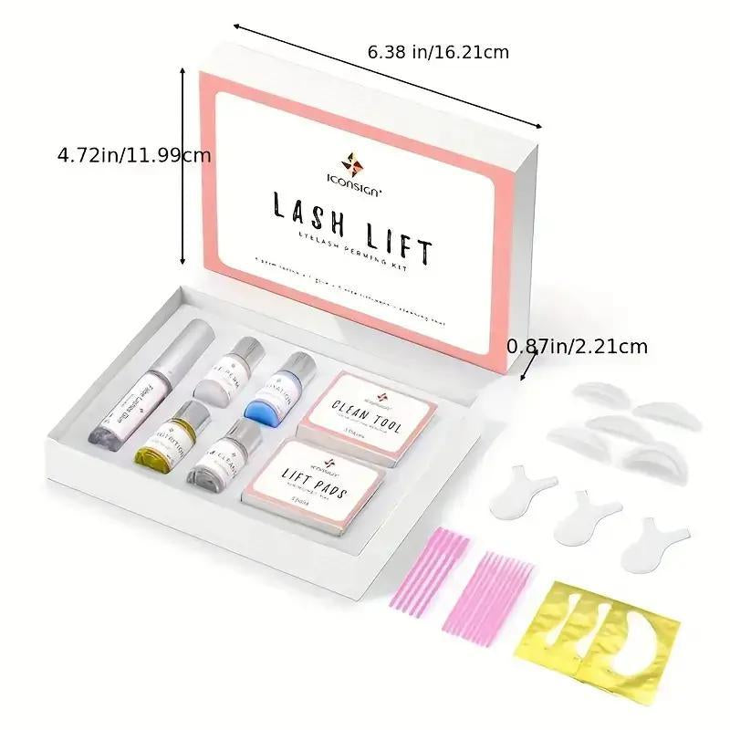 Professional Eyelash Perming Kit, Long-Lasting Lash Lift Kit, Nature Curling Eyelash Makeup Prodcuct, Perfect Birthday Gift for Women, Summer Essentials, Makeup Sets