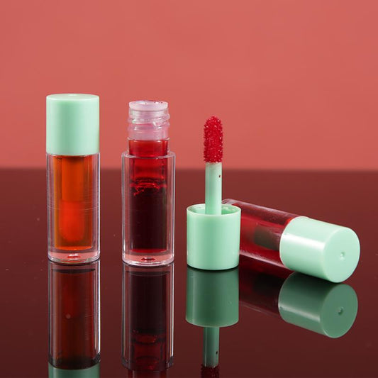 6 Mini Bottles Lip Gloss Stain Set, 6 Colors Waterproof Matte All Day Lipstick Set, Women'S Magic Lipstick, 24 Hour Original Lip Gloss Magic Lipstick