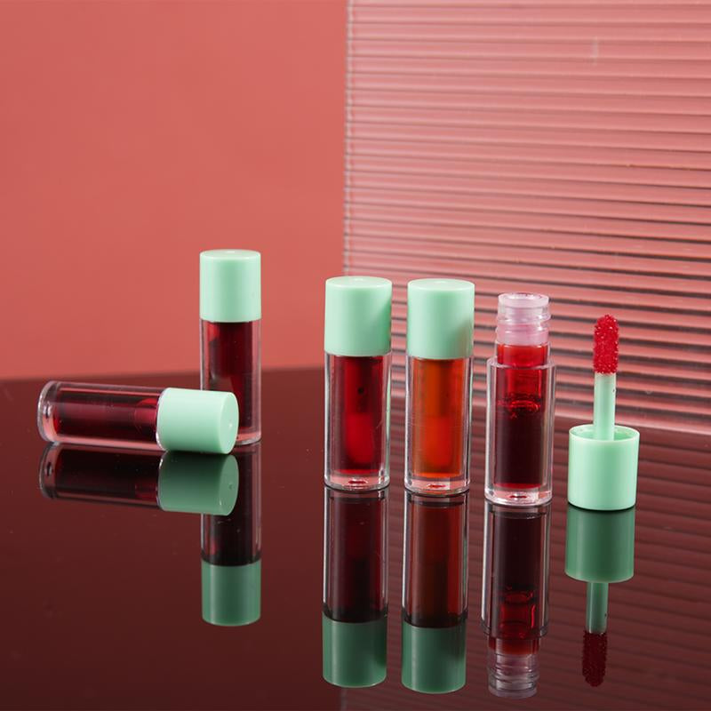 6 Mini Bottles Lip Gloss Stain Set, 6 Colors Waterproof Matte All Day Lipstick Set, Women'S Magic Lipstick, 24 Hour Original Lip Gloss Magic Lipstick