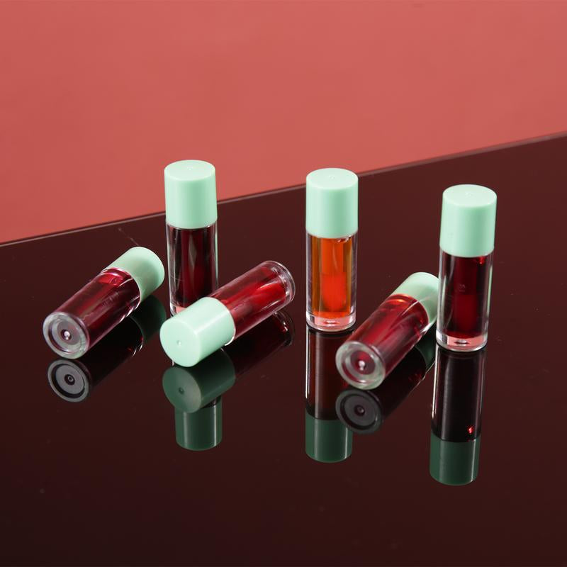 6 Mini Bottles Lip Gloss Stain Set, 6 Colors Waterproof Matte All Day Lipstick Set, Women'S Magic Lipstick, 24 Hour Original Lip Gloss Magic Lipstick