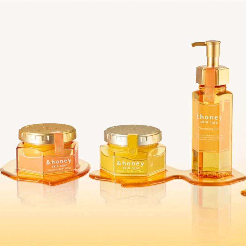 Honey - Cleansing Balm (90G) | EFFORTLESS JAPANESE MAKEUP REMOVER, 100% ORGANIC OIL, MOISTURIZES and CONDITIONS with REAL HONEY